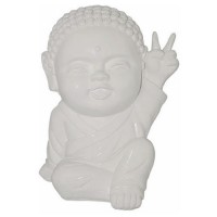 Buddha Child with Peace Sign