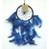 Small Dream Catcher ONE RING - Blue