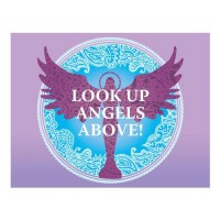 Inspirational Fridge Magnet - ANGELS ABOVE