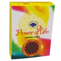 Green Tree Incense Cones - FLOWER OF LIFE