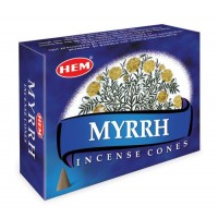 Hem Incense Cones - MYRRH