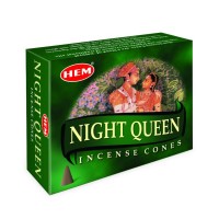 Hem Incense Cones - NIGHT QUEEN
