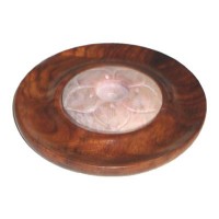Wooden Incense and Cone Burner
