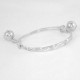 Baby/Infant Sterling Silver Bangle with Bells  (#5078)