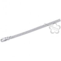 Sterling Silver Chain Curb Link Medium 60cm #0123