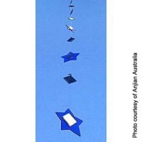 Light Catcher - Single Strand Blue Stars and Mirrors