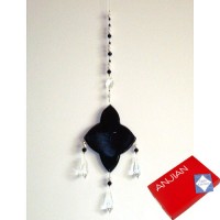 Light Catcher - Black Diamond with Pearls and 3 Crystals