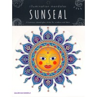 Decal / Window Sticker - Sunseal GLODEN SUN MANDALA