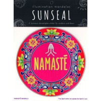 Decal / Window Sticker - Sunseal NAMASTE MANDALA