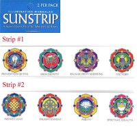Decal / Window Sticker - Sunstrips EIGHT AUSPICIOUS SYMBOLS