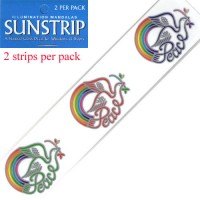 Decal / Window Sticker - Sunstrips PEACE DOVE