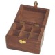 Essential Oil Wooden Storage Box for 6ml bottles x 6 ** Imperfect **
