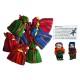 Worry Doll - 2 x SMALL WORRY DOLLS in TEXTILE BAG